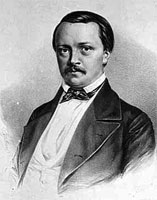 Porträt des Hermann Helmholtz in jungen Jahren