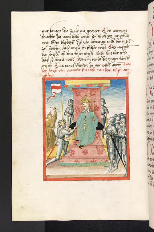 Belehnung eines königlichen Vasallen im „Lohengrin”, um 1470