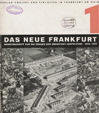 Das neue Frankfurt: internationale Monatsschrift für die Probleme kultureller Neugestaltung