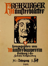 Freiburger Münsterblätter: cover of vol. 10