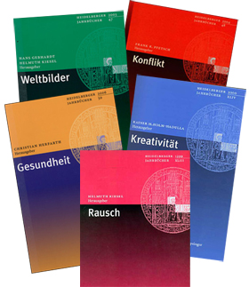 Foto-Montage: Titelblätter der Heidelberger Jahrbücher