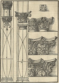 Link zur Online-Präsentation: Vitruvius Teutsch, Nürnberg, 1548, S. 134r