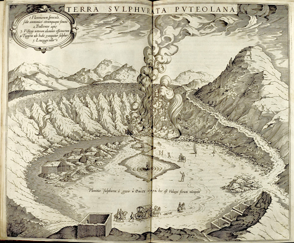 Landschaftspanorama der Solfatara bei Pozzuoli am Golf von Neapel (Taf. nach S. 78)