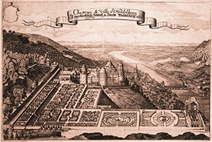 Ansicht des Heidelberger Schlosses