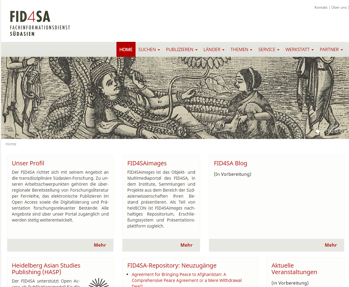 FID4SA – Fachinformationsdienst Südasien